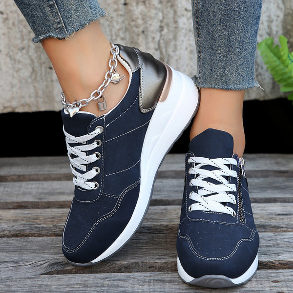 Fashion Lace-Up Sneakers