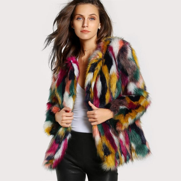 Chic Winter Color Fur Coats for Elegant Styling