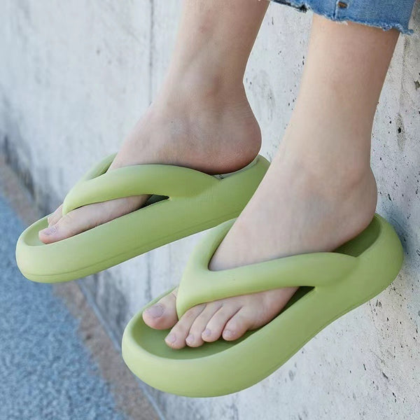 Thick-Soled Flip-Flops