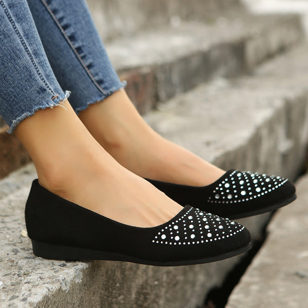 Fashion Rhinestone Flats